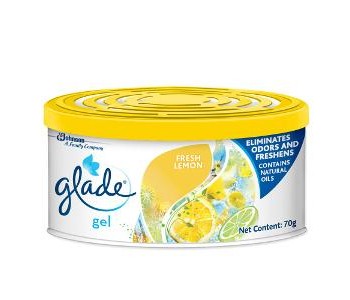 GLADE GEL FRESH LEMON FRESHNER